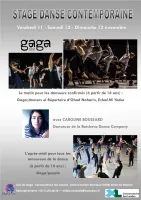 Affiche stage Caroline Boussard novembre 2022